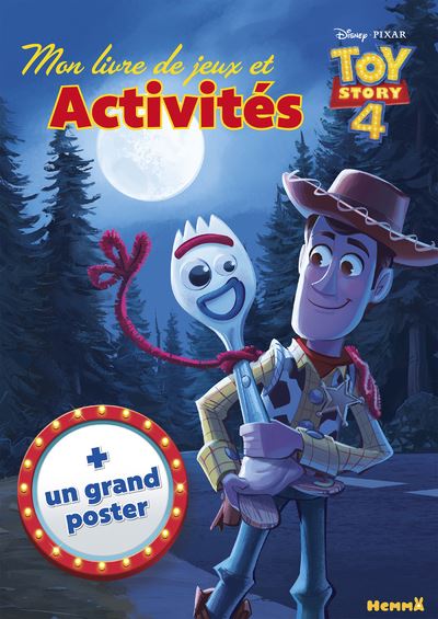 Disney toy story 4 mon livre de jeux et activites