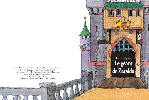 Le Geant De Zeralda Broche Tomi Ungerer Achat Livre Fnac