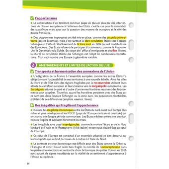 Mon Année Brevet - Les fiches Histoire Géo EMC 3e