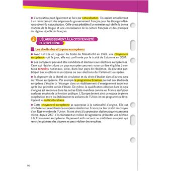 Mon Année Brevet - Les fiches Histoire Géo EMC 3e