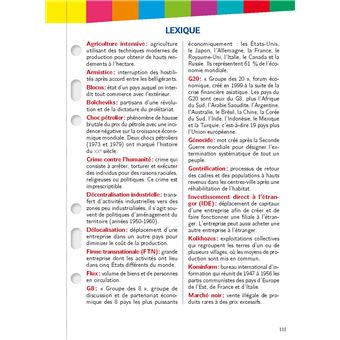 Mon Année Brevet - Les fiches Histoire Géo EMC 3e