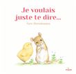 Je voulais juste te dire...