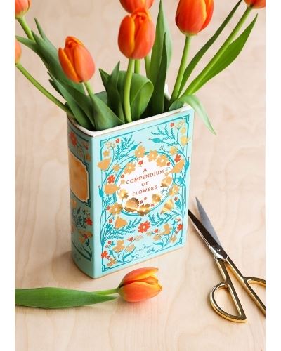 BIBLIOPHILE VASE. A COMPENDIUM OF FLOWERS