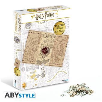 Harry potter puzzle 1000 pieces carte du maraudeur