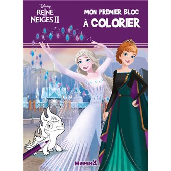 Gommettes pour les petits : la Reine des Neiges 2 : Elsa robe blanche -  Disney - Hemma - Papeterie / Coloriage - Lamartine PARIS