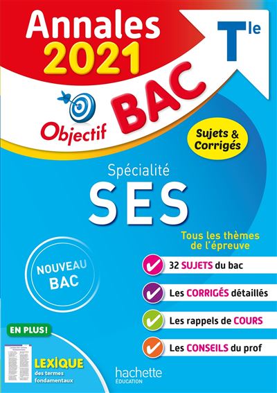 Annales Bac 2021 Spé SES Term