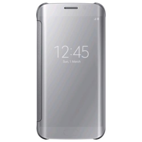 Etui Samsung Clear View Cover Pour Galaxy S6 Argent