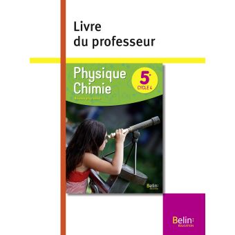 Physique chimie 5e livre du professeur - 1