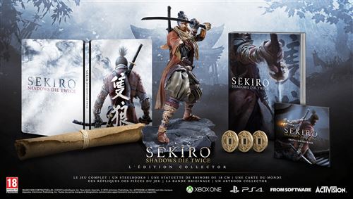 Pochette avant du jeu Sekiro Shadows Die Twice Edition Collector PS4