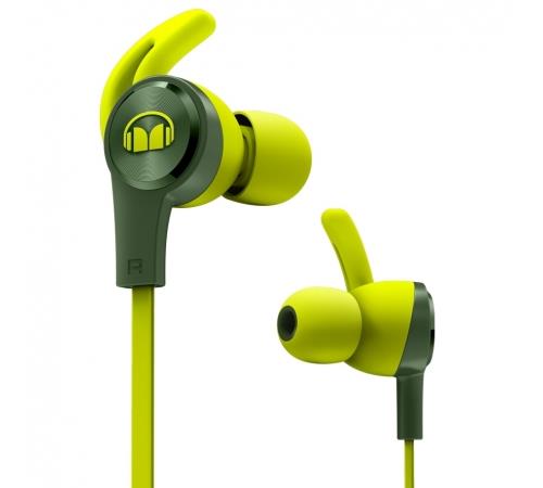 Ecouteurs Monster iSport Achieve Vert