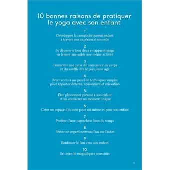 Yoga avec son enfant - 15 enchaînements simples à faire avec son enfant