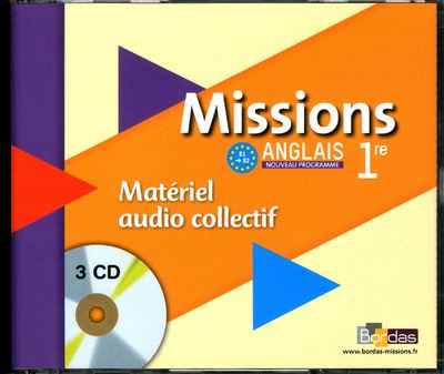 Missions Anglais 1ère