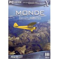 Add-on Flight Simulator X 'Monde Décors Détaillés' - édition PC, Très Bon état, Boîte Incluse