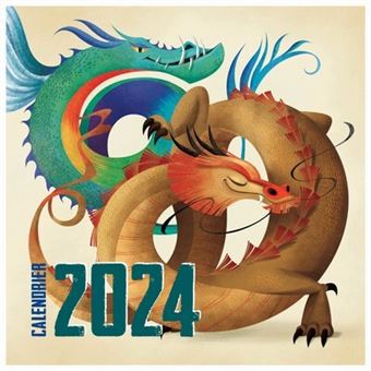 Calendrier mural 2024 Dragons - broché - Anna Láng, Livre tous les