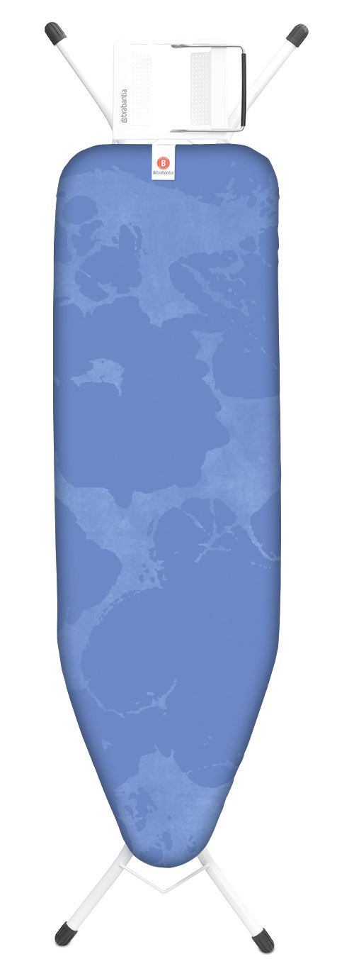 Planche à repasser Brabantia B avec repose-fer 124x38 Cm - Luberon Blue