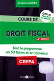 Cours de droit fiscal 2023