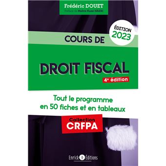 Cours de droit fiscal 2023