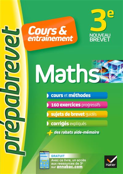 Maths 3ème - Prépabrevet cours et entraînement