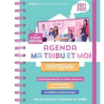 Agenda familial Mémoniak pocket 2021-2022