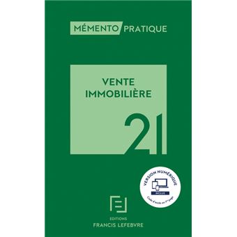 Mémento Vente immobilière 2021