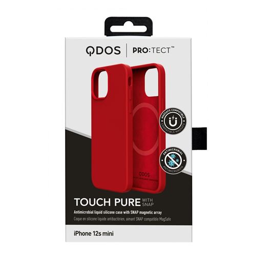 Coque Apple iPhone 13 mini Silicone SoftTouch Rouge Bigben