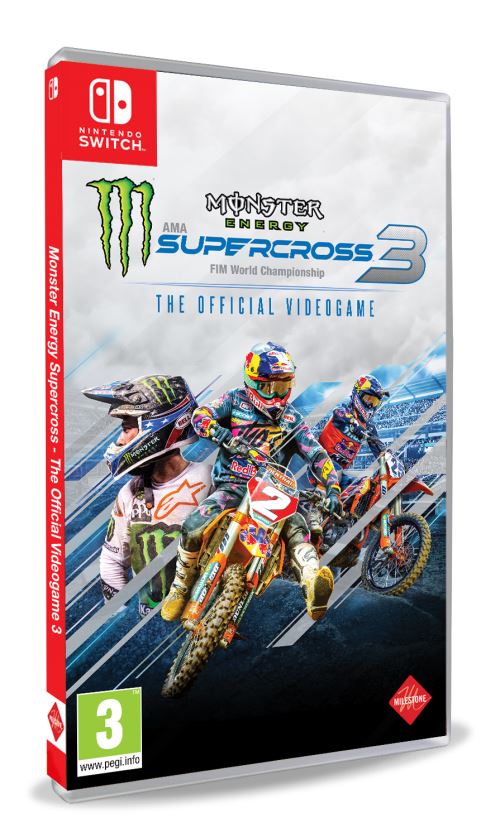 Dirt Bike Official Videogame Supercross Nintendo Switch Monster