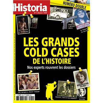 Historia N°919-920 : Les Grands Cold Cases de l’Histoire - juillet-août 2023