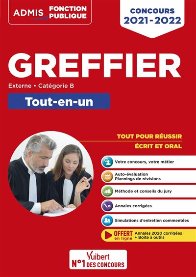 Concours Greffier - Catégorie B 2021-2022