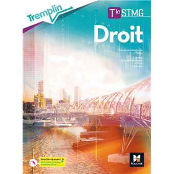 Tremplin - DROIT Tle STMG - Éd. 2020 - Livre élève