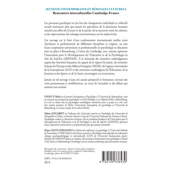 Jeunesse contemporaine et héritages culturels