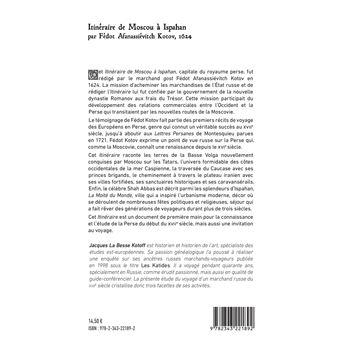 Itinéraire de Moscou à Ispahan