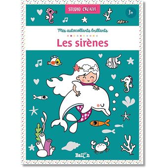 Mes autocollants brillants Les sirènes