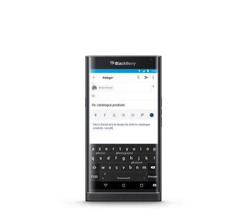 BlackBerry Priv - 4G smartphone - RAM 3 Go / 32 Go - microSD slot - écran OEL - 5.43\