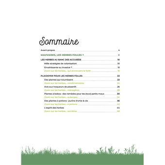 Vivre avec les mauvaises herbes