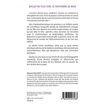 Quelqu'un, plus tard, se souviendra de nous