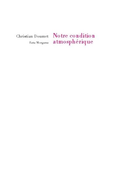 Notre condition atmospherique