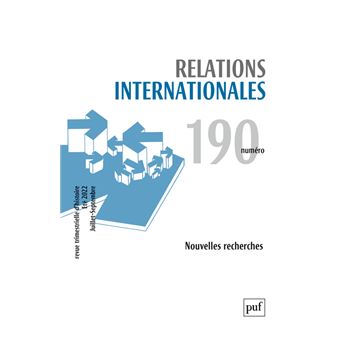 Relations internationales 2022, n.190