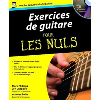 Guitare pour les nuls - Jon Chappell, Mark Phillips - First - Livre + CD  Audio - Librairie Le Divan PARIS