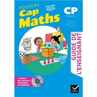 CAP MATHS CP Ed. 2019 Guide pédagogique + CD Rom