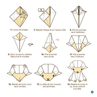 Origami Animaux de la ferme