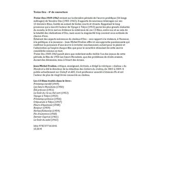 Treize Ozu, 1949-1962