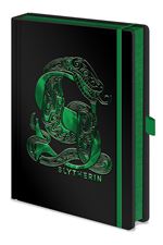 Carnet de notes A5 Harry Potter Serpentard reflets métal premium