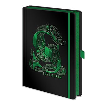 Carnet de notes A5 Harry Potter Serpentard reflets métal premium