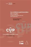 Les relations patrimoniales des couples