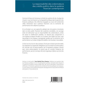 La responsabilité des ordonnateurs des crédits publics dans le système financier contemporain