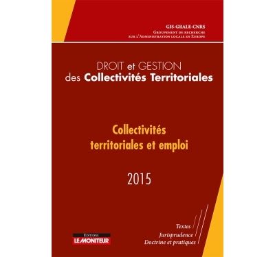 Droit et gestion des collectivités territoriales 2015