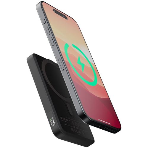 Powerbank 5 000mAh Sans Fil Fixation Magnétique Modèle FS5W051 Ultra Compact Neuf - vue 5