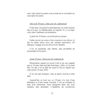 Mémoire d'un confinement