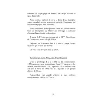 Mémoire d'un confinement