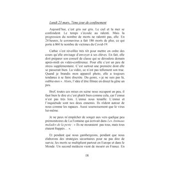 Mémoire d'un confinement